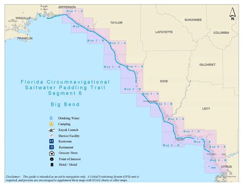 What counties in Florida allow paddling?