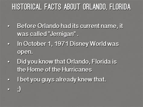 What Did Orlando Used To Be Called?