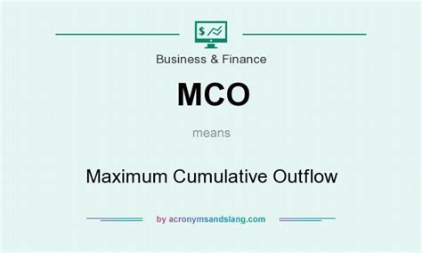 What does MCO stand for?