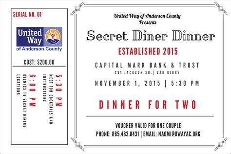 What is a dinner ticket?