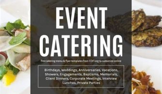 What Is Catering Menu?