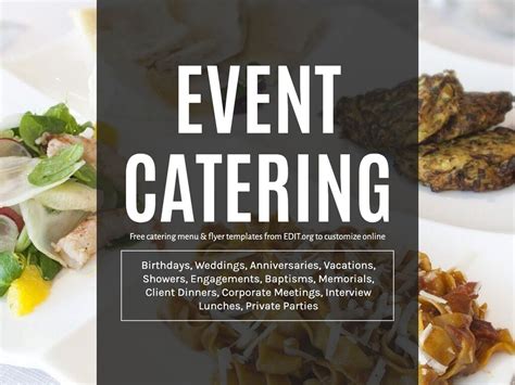 What Is Catering Menu?