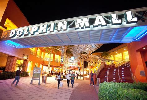 What is Dolphin Mall famous for?