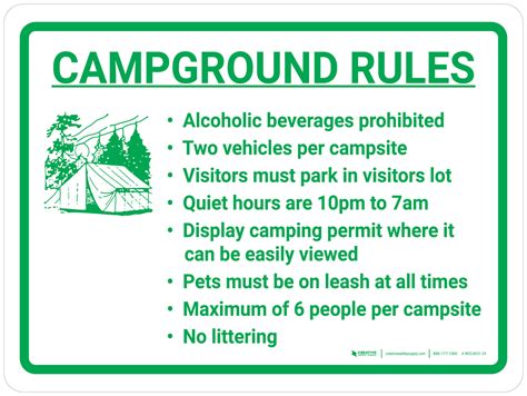 What is the campground rule?