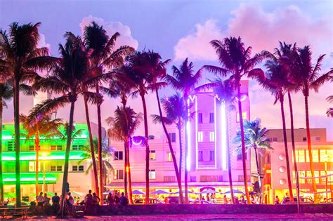 What is the colorful street in Miami?