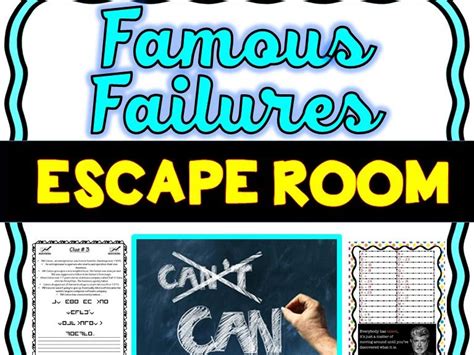 What Is The Famous Failures Escape Room?