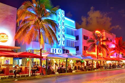 What is the main party street in Miami?