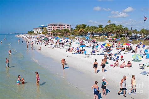 What is the most crowded beach in Florida?