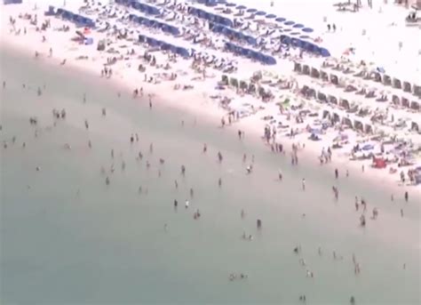 What is the most packed beach in Florida?