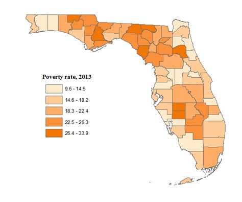 What is the poorest county in FL?