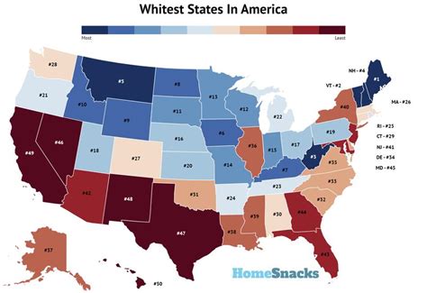 What is the whitest state by population?