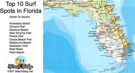 What location in Florida has the best waves for surfing?