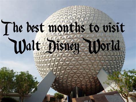 What month is best for Disney World?