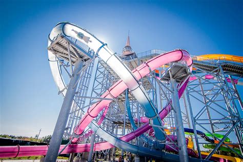 What park has the most water slides?