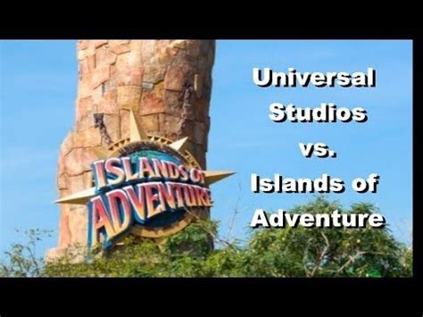 What's the difference between Island of Adventure and Universal?