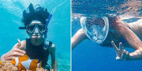 Why are full face snorkels not allowed?